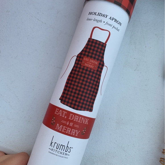 Drink and be Merry apron NEW - Picture 1 of 2